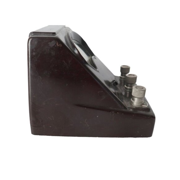 Vintage W.M. Welch Scientific Company D.C. Amperes Bakelite Gauge 30817 Steampun - Picture 2 of 6